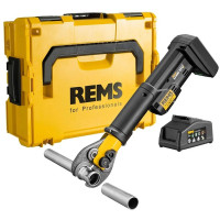 REMS Mini-Press S 22V ACC akkus présgép + 3 MINI préspofa 35 mm-ig REMS Mini-Press S 22V ACC akkus présgép + 3 MINI préspofa 35 mm-ig