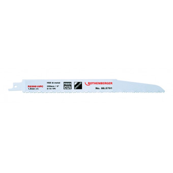 ROTHENBERGER univerzálne HSS bimetalové pílové listy 200 x 22 x 1,6 mm, Zpz 8-10