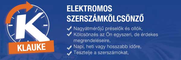 Klauke villanyszerelő szerszámok kölcsönzése