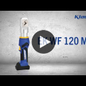 Klauke EK WF 120 ML akkumulátoros prés érvéghüvelyek krimpeléséhez, 6–120 mm²