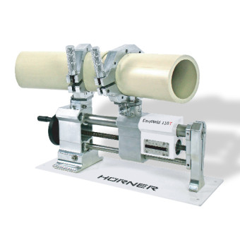 HÜRNER EasyWeld 110 tompahegesztőgép egyenes és szöghegesztésekhez, valamint T-darabok gyártásához