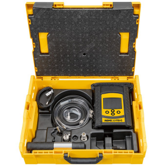 REMS P7-TD C / P7-TDX C – Elektronikus nyomáspróba és tömítettségvizsgáló készülék